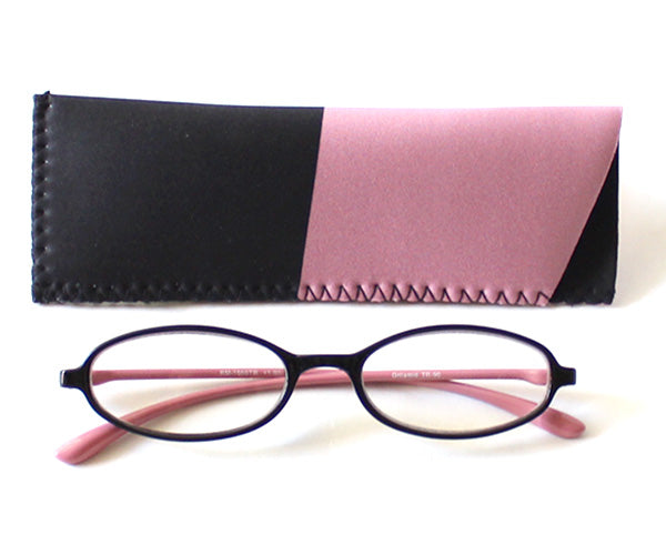 TR90軽量オーバルスリムフレーム バイカラー